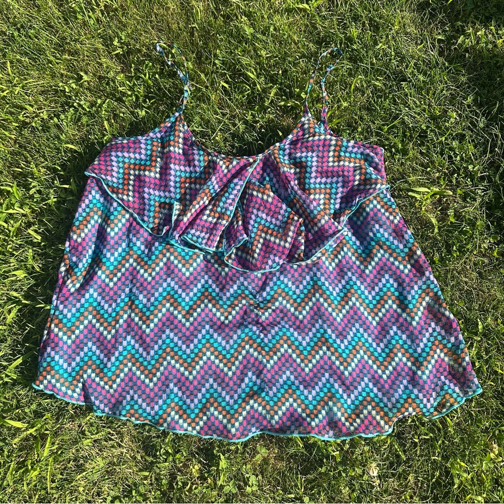 Candie's Colorful Chevron Camisole